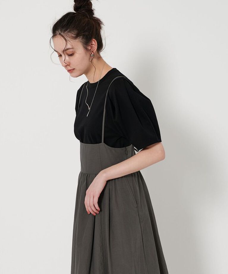 BEAUTY&YOUTH UNITED ARROWS「コットン タックスリーブ トップス」|Tシャツ・カットソー|BLACK