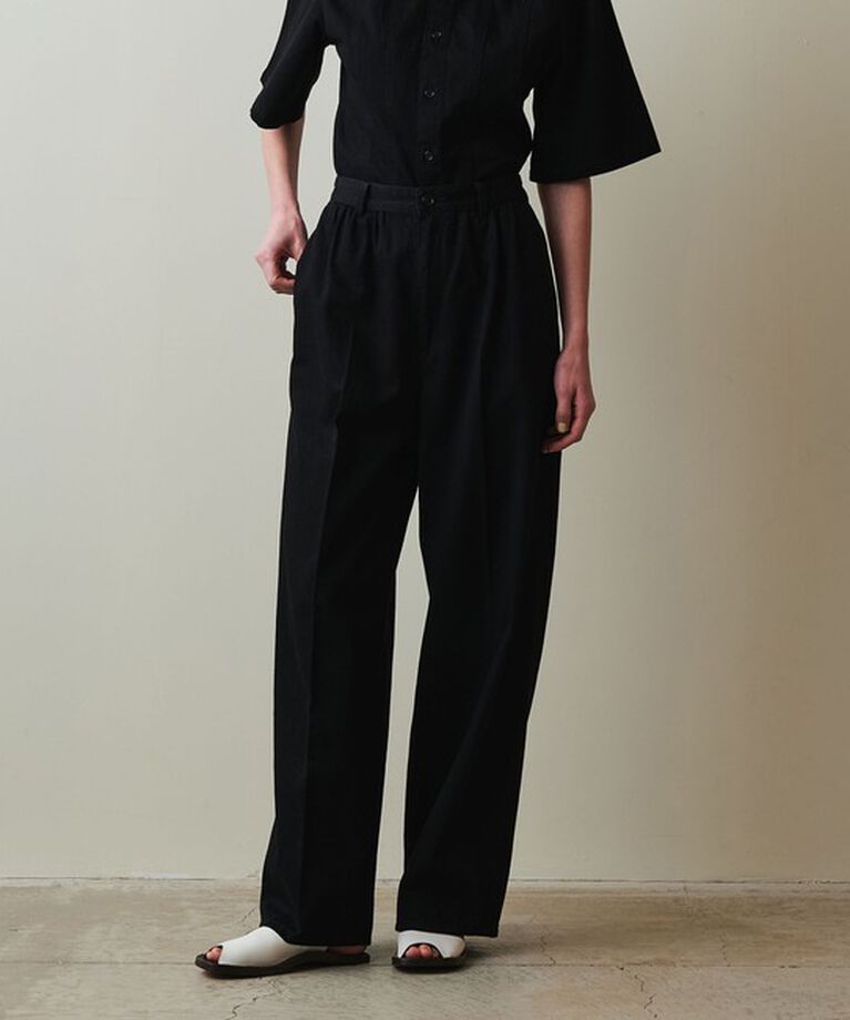 STEVEN ALAN「＜Steven Alan＞ライトオンスデニム テーパードパンツ」|デニム|BLACK