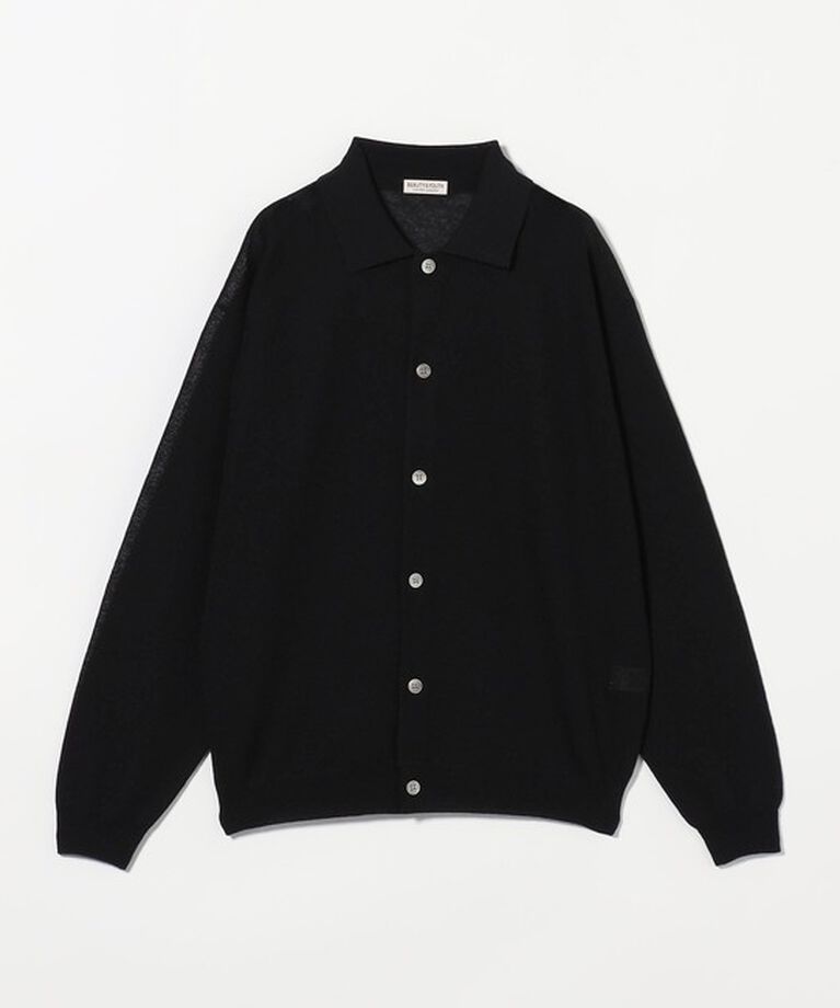 BEAUTY&YOUTH UNITED ARROWS「ミラノリブ ポロニット ジャケット ‐抗菌防臭‐」|カーディガン|
