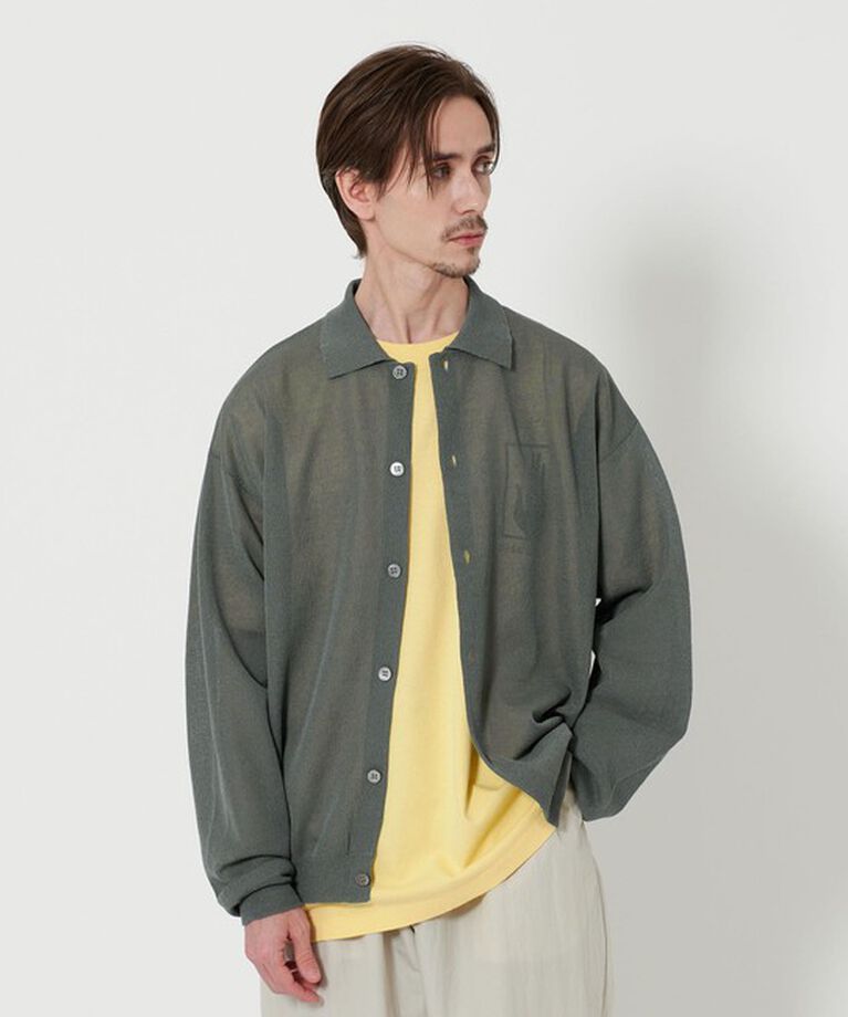 BEAUTY&YOUTH UNITED ARROWS「ミラノリブ ポロニット ジャケット ‐抗菌防臭‐」|カーディガン|