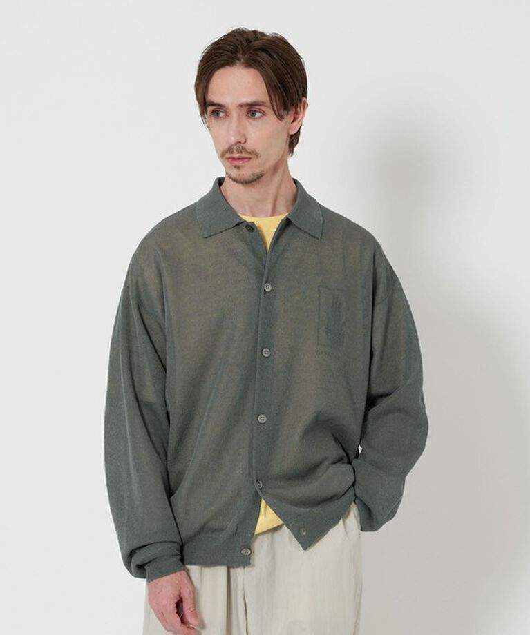 BEAUTY&YOUTH UNITED ARROWS「ミラノリブ ポロニット ジャケット ‐抗菌防臭‐」|カーディガン|