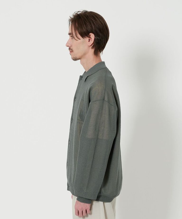 BEAUTY&YOUTH UNITED ARROWS「ミラノリブ ポロニット ジャケット ‐抗菌防臭‐」|カーディガン|