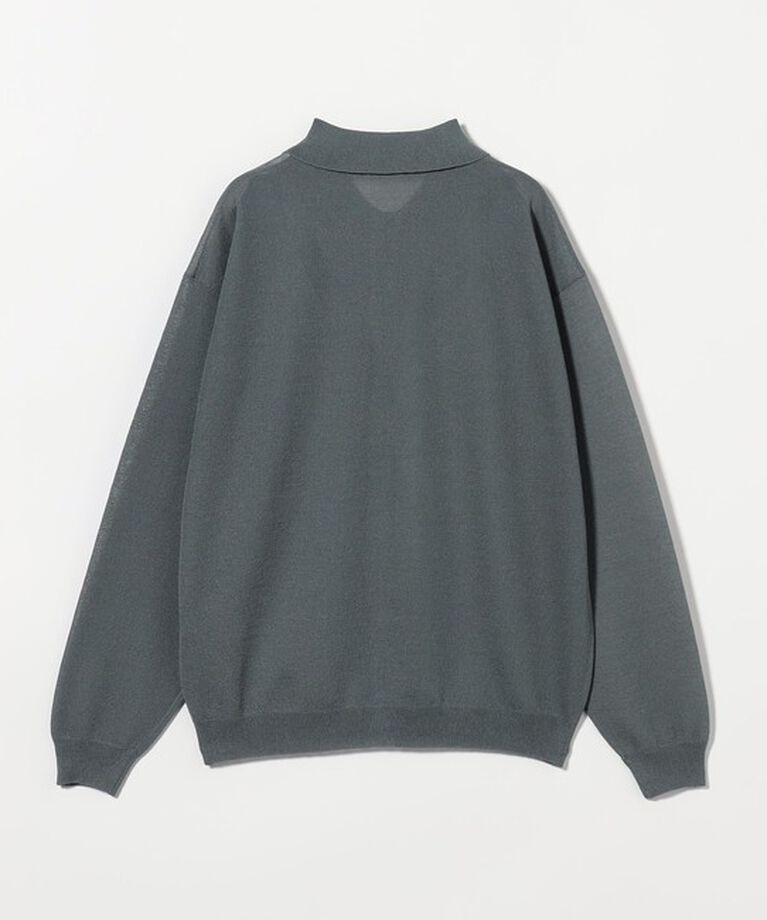 BEAUTY&YOUTH UNITED ARROWS「ミラノリブ ポロニット ジャケット ‐抗菌防臭‐」|カーディガン|