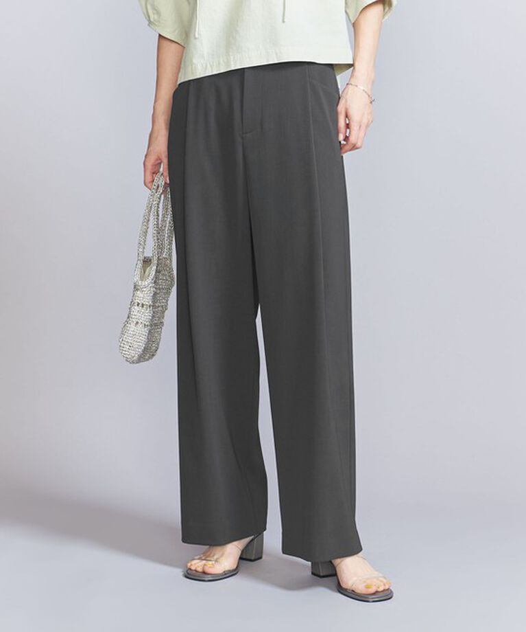 BEAUTY&YOUTH UNITED ARROWS「ポリエステルブレンド バックゴム パンツ」|スラックス|DK.GRAY