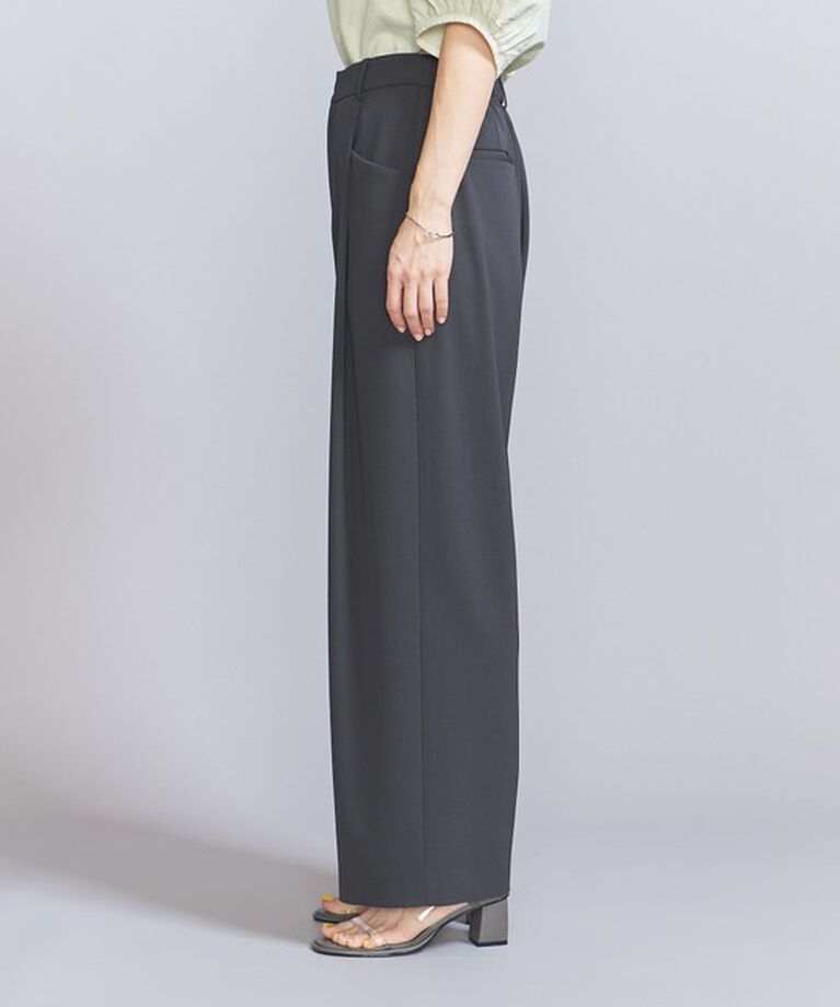 BEAUTY&YOUTH UNITED ARROWS「ポリエステルブレンド バックゴム パンツ」|スラックス|