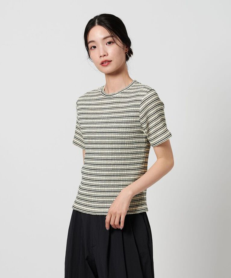 BEAUTY&YOUTH UNITED ARROWS「シャーリング ボーダー Tシャツ」|Tシャツ・カットソー|