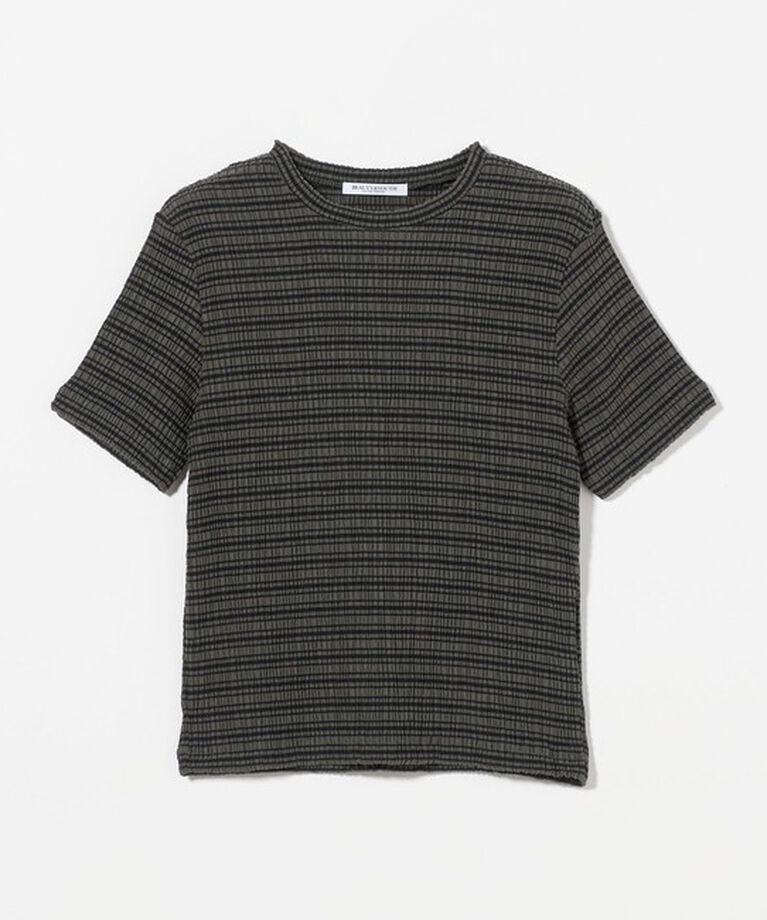 BEAUTY&YOUTH UNITED ARROWS「シャーリング ボーダー Tシャツ」|Tシャツ・カットソー|