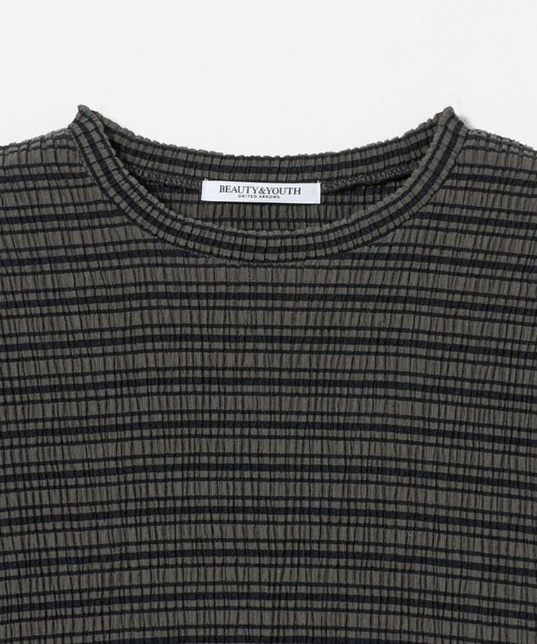 BEAUTY&YOUTH UNITED ARROWS「シャーリング ボーダー Tシャツ」|Tシャツ・カットソー|