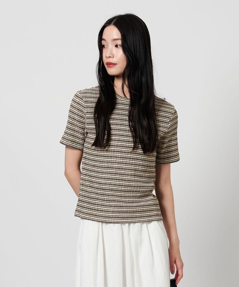 BEAUTY&YOUTH UNITED ARROWS「シャーリング ボーダー Tシャツ」|Tシャツ・カットソー|