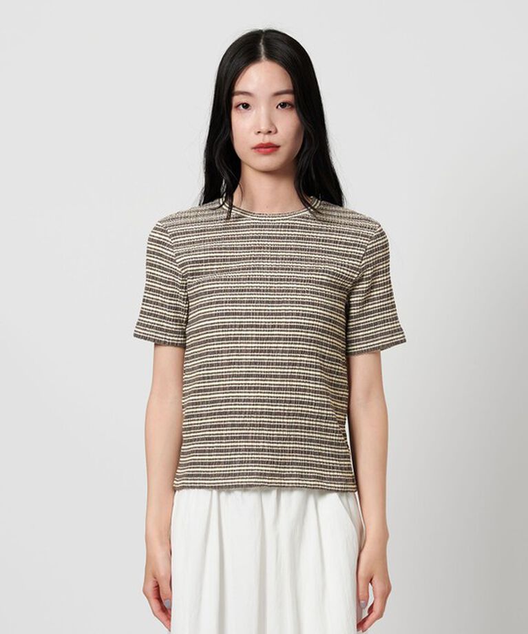BEAUTY&YOUTH UNITED ARROWS「シャーリング ボーダー Tシャツ」|Tシャツ・カットソー|
