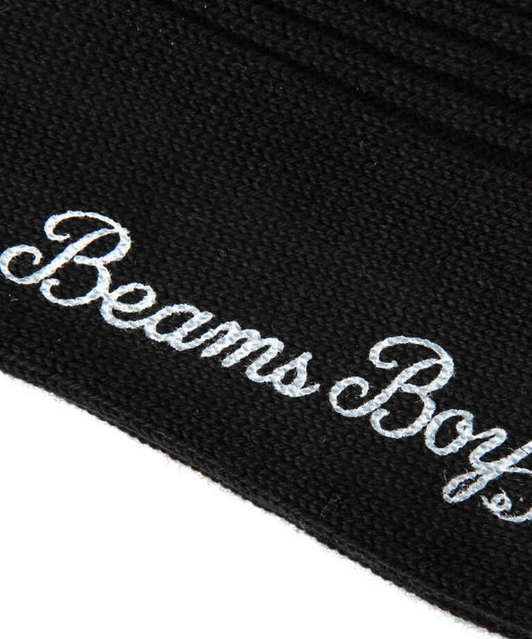 BEAMSBOY「1/2ソリッド リブ ソックス」|ソックス|