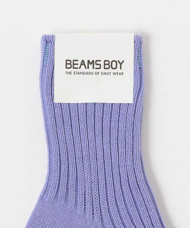 BEAMSBOY「1/2ソリッド リブ ソックス」|ソックス|