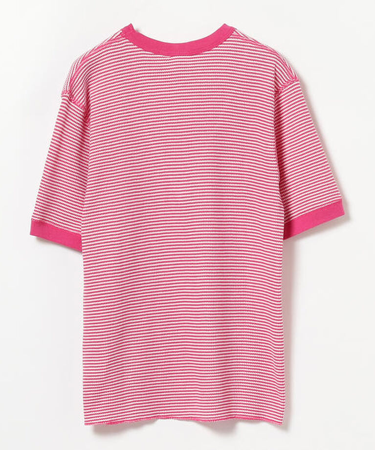 BEAMSBOY「Healthknit × BEAMS BOY / ワッフル ボーダー Tシャツ」|Tシャツ・カットソー|