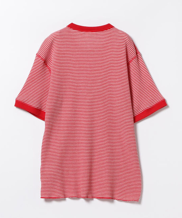 BEAMSBOY「Healthknit × BEAMS BOY / ワッフル ボーダー Tシャツ」|Tシャツ・カットソー|