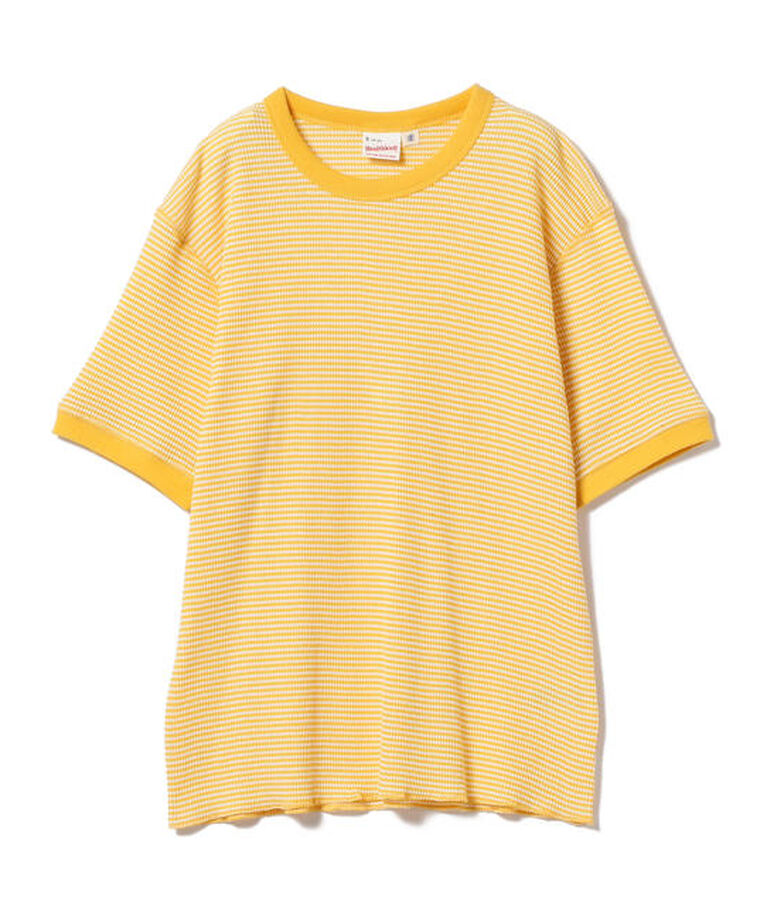 BEAMSBOY「Healthknit × BEAMS BOY / ワッフル ボーダー Tシャツ」|Tシャツ・カットソー|