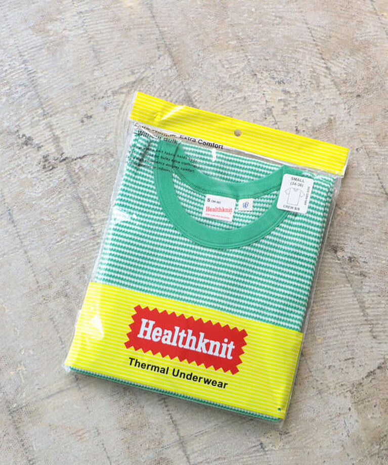 BEAMSBOY「Healthknit × BEAMS BOY / ワッフル ボーダー Tシャツ」|Tシャツ・カットソー|