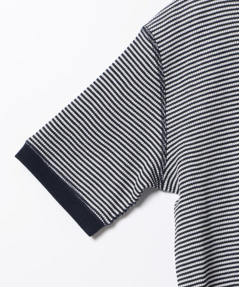 BEAMSBOY「Healthknit × BEAMS BOY / ワッフル ボーダー Tシャツ」|Tシャツ・カットソー|