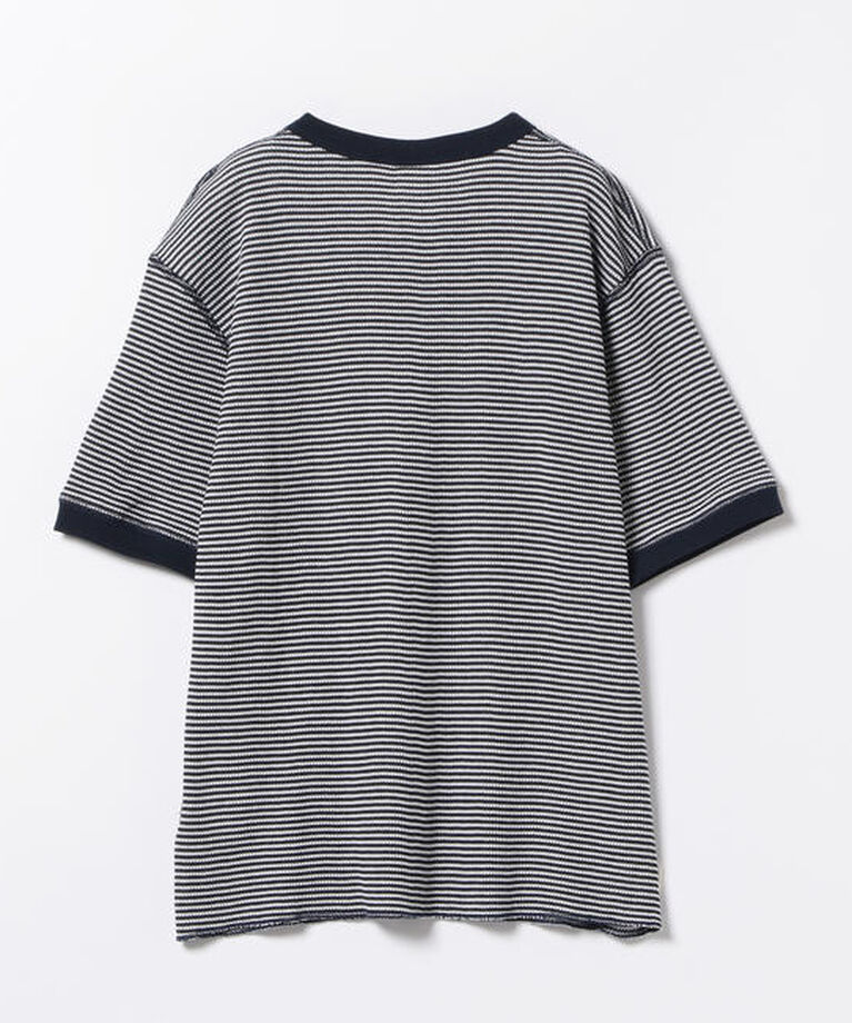 BEAMSBOY「Healthknit × BEAMS BOY / ワッフル ボーダー Tシャツ」|Tシャツ・カットソー|