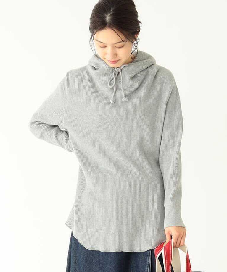 BEAMSBOY「Healthknit × BEAMS BOY / ワッフル プルオーバー パーカ」|パーカー|H.GREY