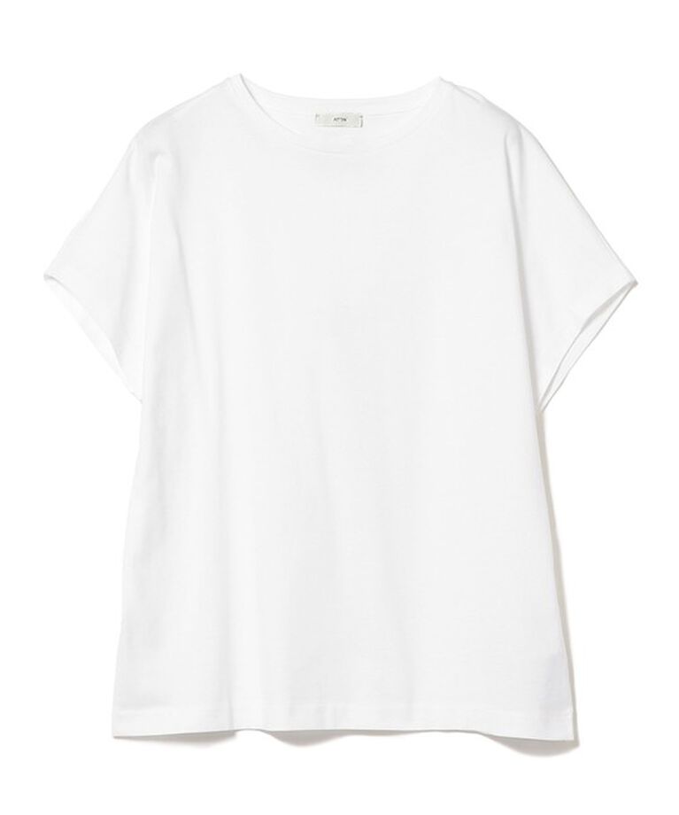 Demi-Luxe BEAMS 「ATON / スビン キャップスリーブ Tシャツ」|Tシャツ・カットソー|