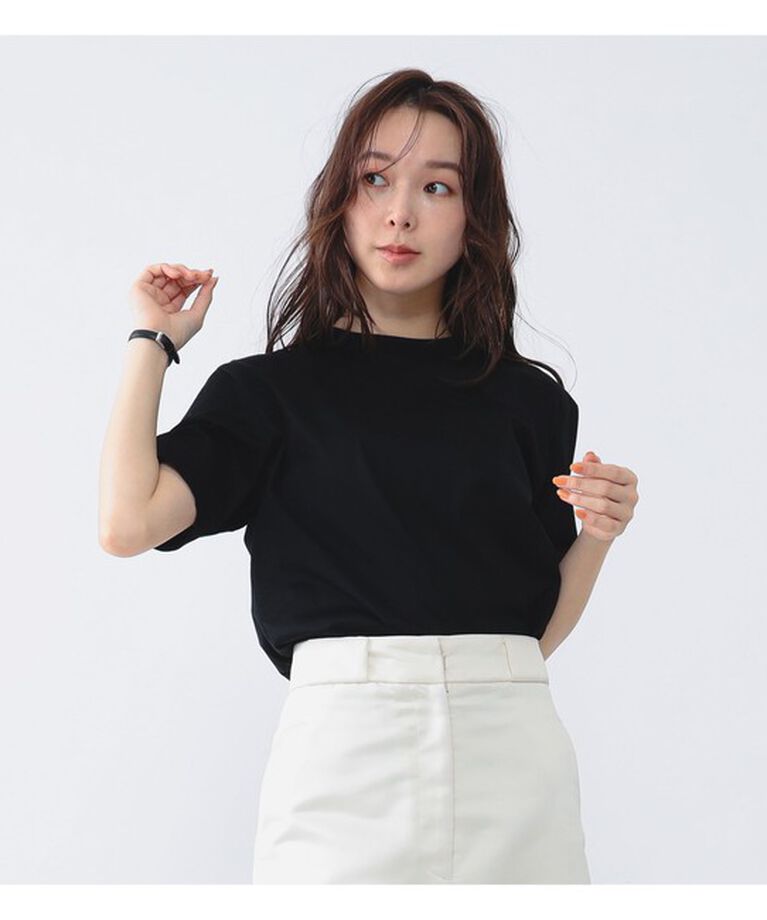 Demi-Luxe BEAMS 「SLOANE / コットン天竺  Tシャツ」|Tシャツ・カットソー|BLACK