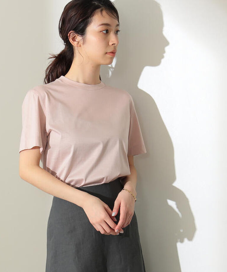 Demi-Luxe BEAMS 「SLOANE / コットン天竺  Tシャツ」|Tシャツ・カットソー|別PINK