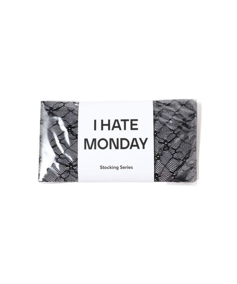 Ray BEAMS 「【WEB限定】I Hate Monday / flower lace ストッキング black」|タイツ・ストッキング|BLACK