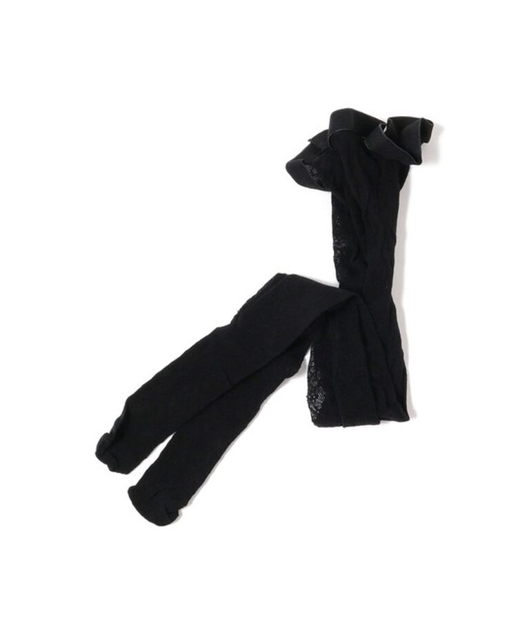 Ray BEAMS 「【WEB限定】I Hate Monday / flower lace ストッキング black」|タイツ・ストッキング|