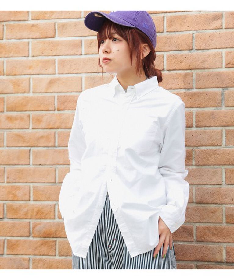 BEAMSBOY「オックスフォード ボタンダウンシャツ NEW」|シャツ・ブラウス|WHITE