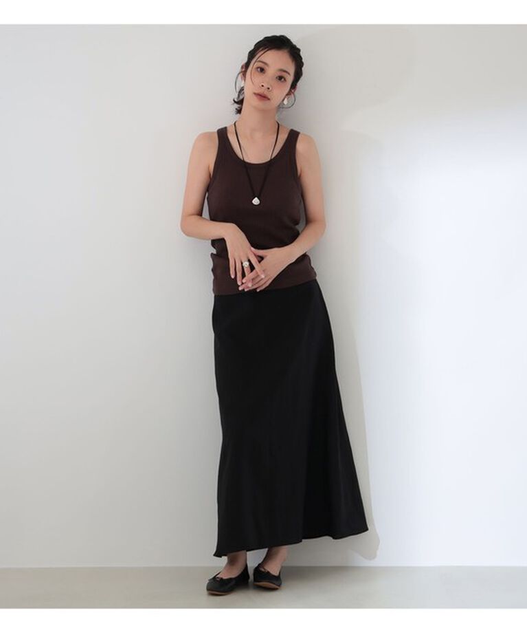 Demi-Luxe BEAMS 「INSCRIRE / 別注 フライス パッド タンクトップ」|Tシャツ・カットソー|