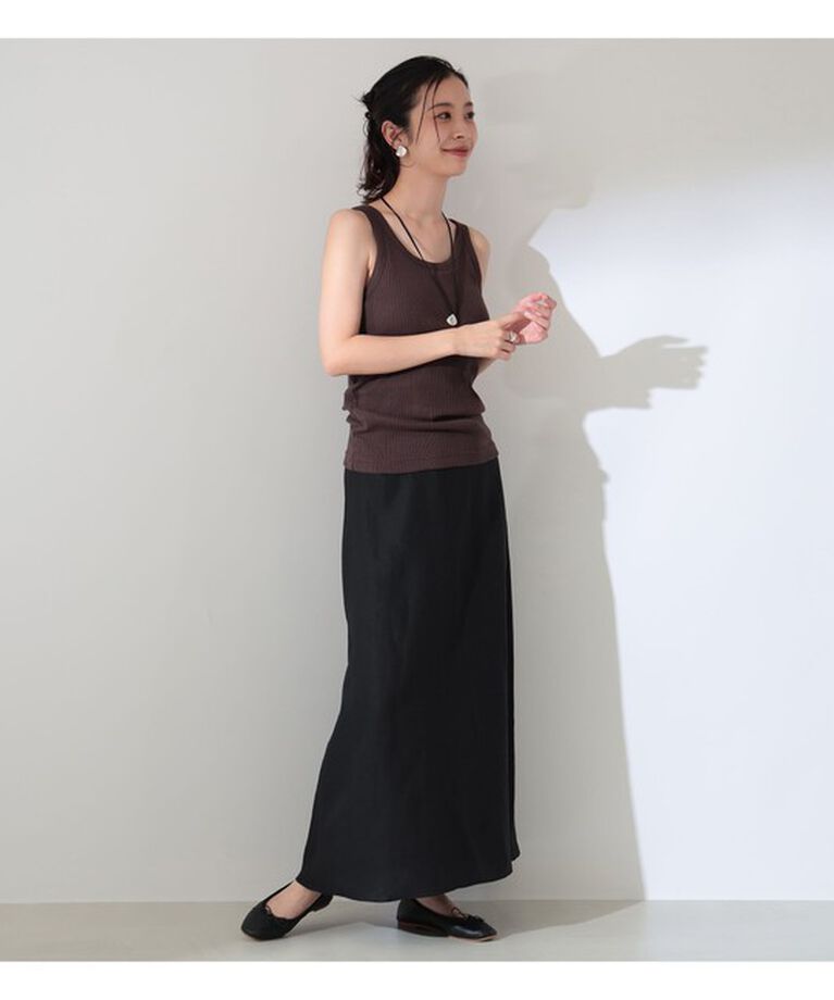 Demi-Luxe BEAMS 「INSCRIRE / 別注 フライス パッド タンクトップ」|Tシャツ・カットソー|