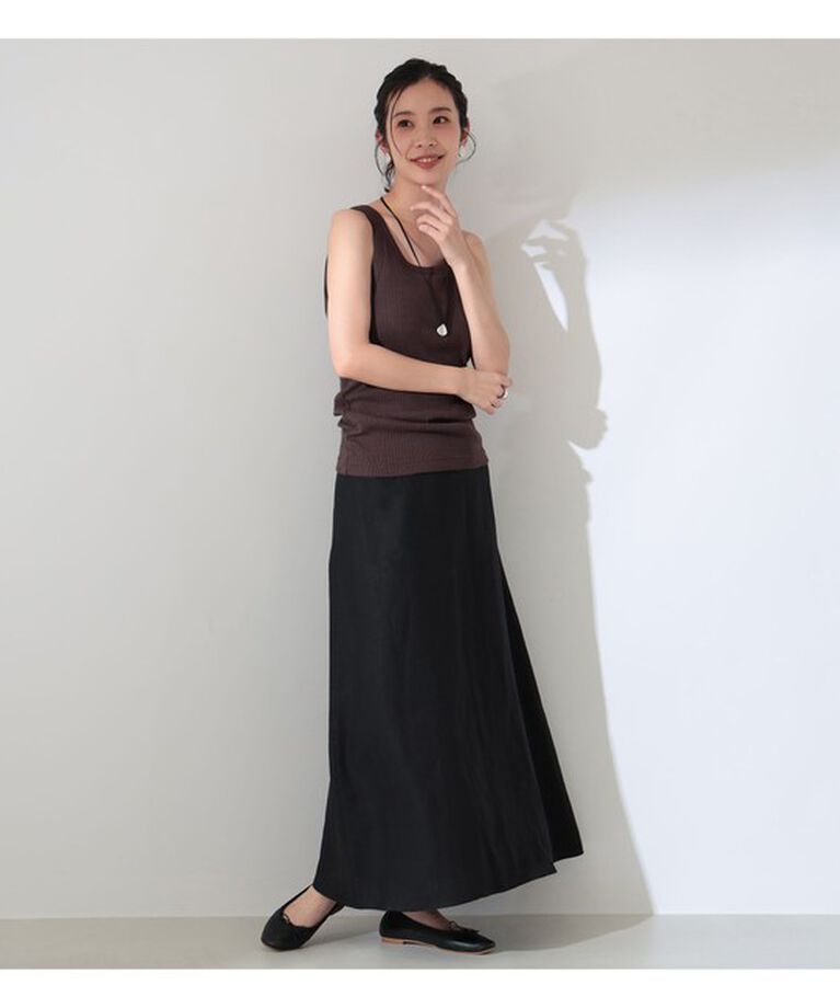 Demi-Luxe BEAMS 「INSCRIRE / 別注 フライス パッド タンクトップ」|Tシャツ・カットソー|