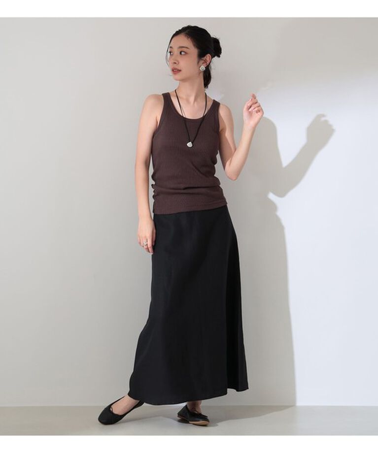 Demi-Luxe BEAMS 「INSCRIRE / 別注 フライス パッド タンクトップ」|Tシャツ・カットソー|