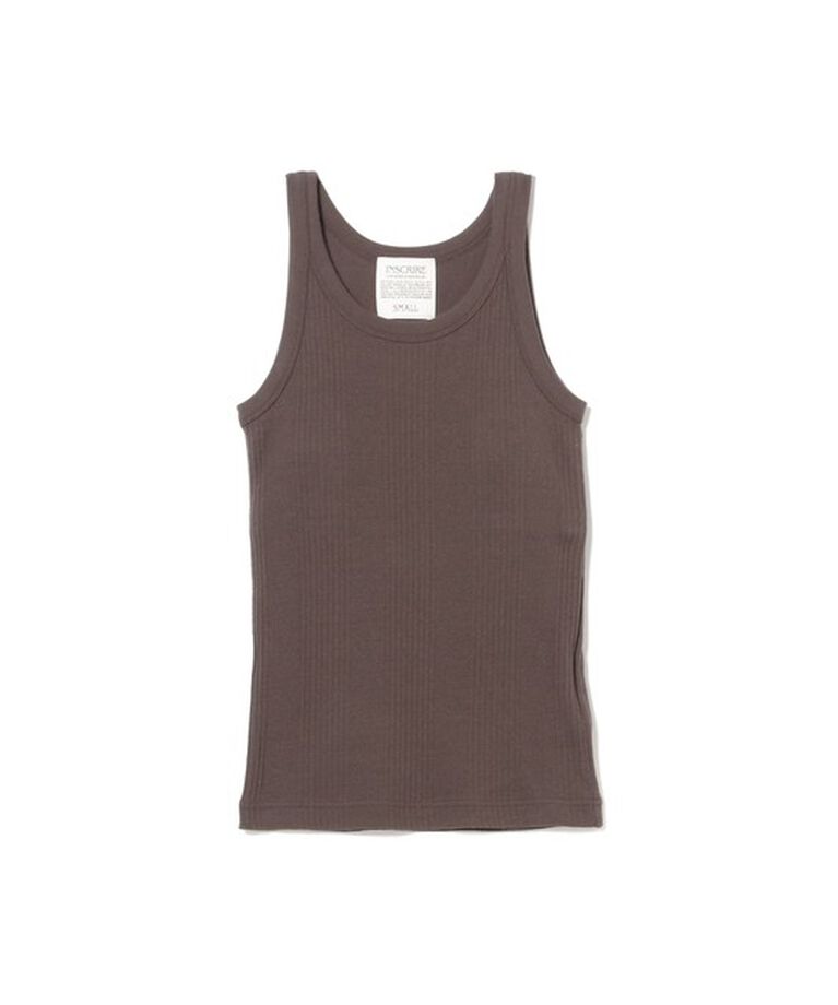 Demi-Luxe BEAMS 「INSCRIRE / 別注 フライス パッド タンクトップ」|Tシャツ・カットソー|