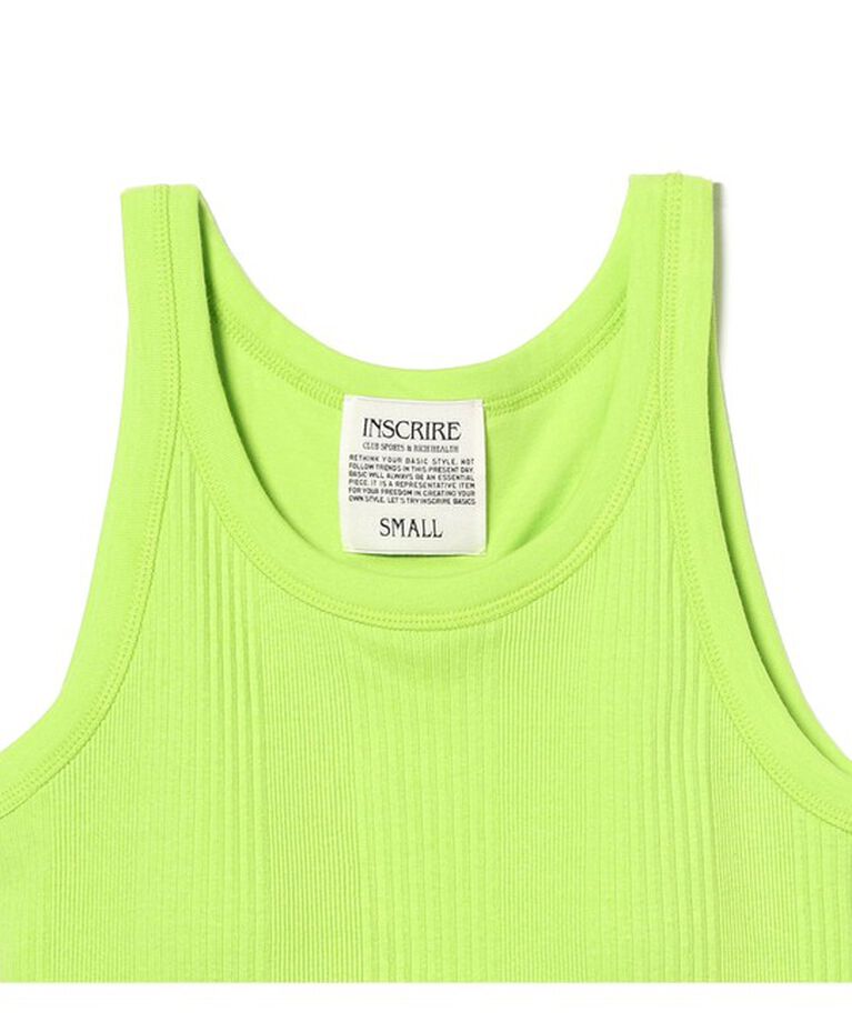Demi-Luxe BEAMS 「INSCRIRE / 別注 フライス パッド タンクトップ」|Tシャツ・カットソー|