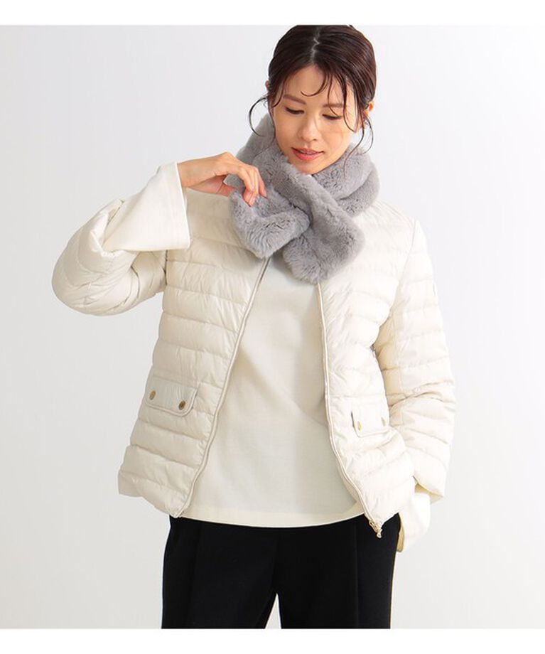 Demi-Luxe BEAMS 「TATRAS / 別注 ACACIA ノーカラー ライトダウンジャケット」|ブルゾン・スタジャン|