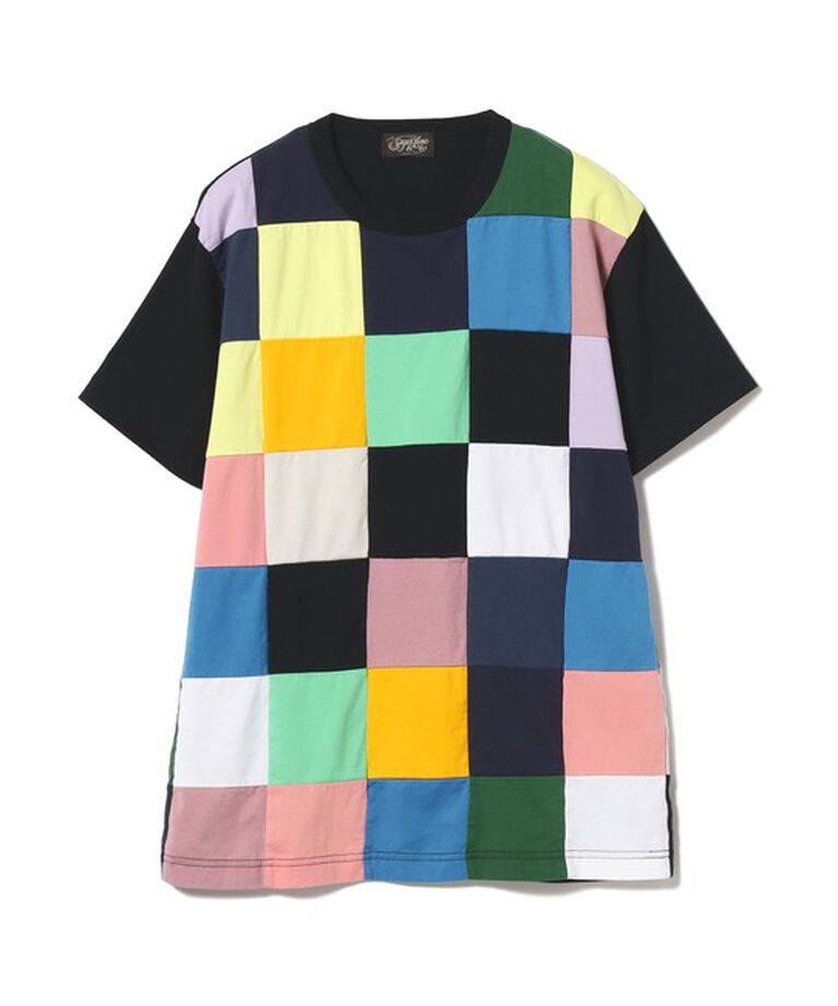 BEAMSBOY「SUGAR CANE Add Human Labor / PATCH WORK WORK  T-SHIRT」|Tシャツ・カットソー|