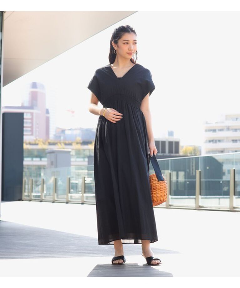 Demi-Luxe BEAMS 「MARIHA × Demi-Luxe BEAMS / 別注 夏の光のドレス ソリッド」|ワンピース|ONYX