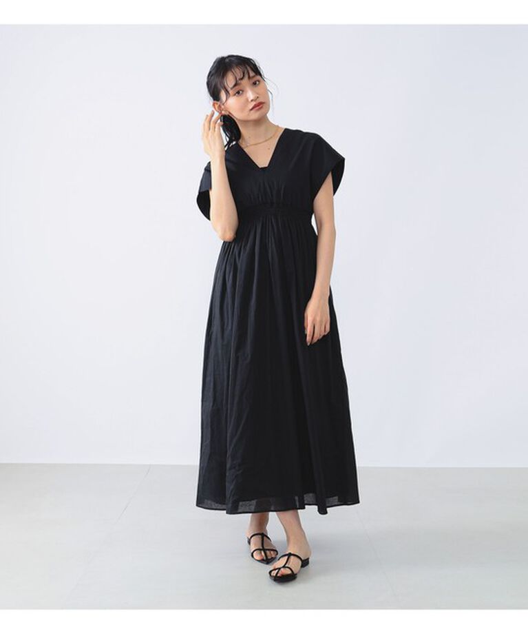 Demi-Luxe BEAMS 「MARIHA × Demi-Luxe BEAMS / 別注 夏の光のドレス ソリッド」|ワンピース|