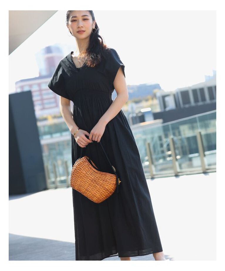 Demi-Luxe BEAMS 「MARIHA × Demi-Luxe BEAMS / 別注 夏の光のドレス ソリッド」|ワンピース|