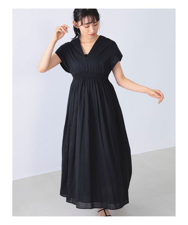 Demi-Luxe BEAMS 「MARIHA × Demi-Luxe BEAMS / 別注 夏の光のドレス ソリッド」|ワンピース|