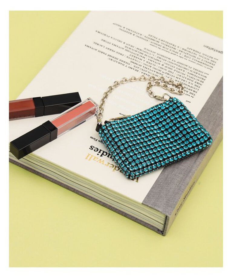 Ray BEAMS 「blicenscell × Ray BEAMS / 別注 bling ミニ バッグ」|ハンドバッグ|LT.BLUE