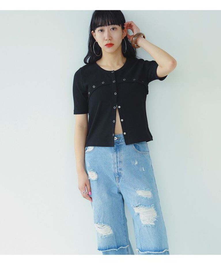Ray BEAMS 「Ray BEAMS / ダメージ デニム パンツ」|デニム|