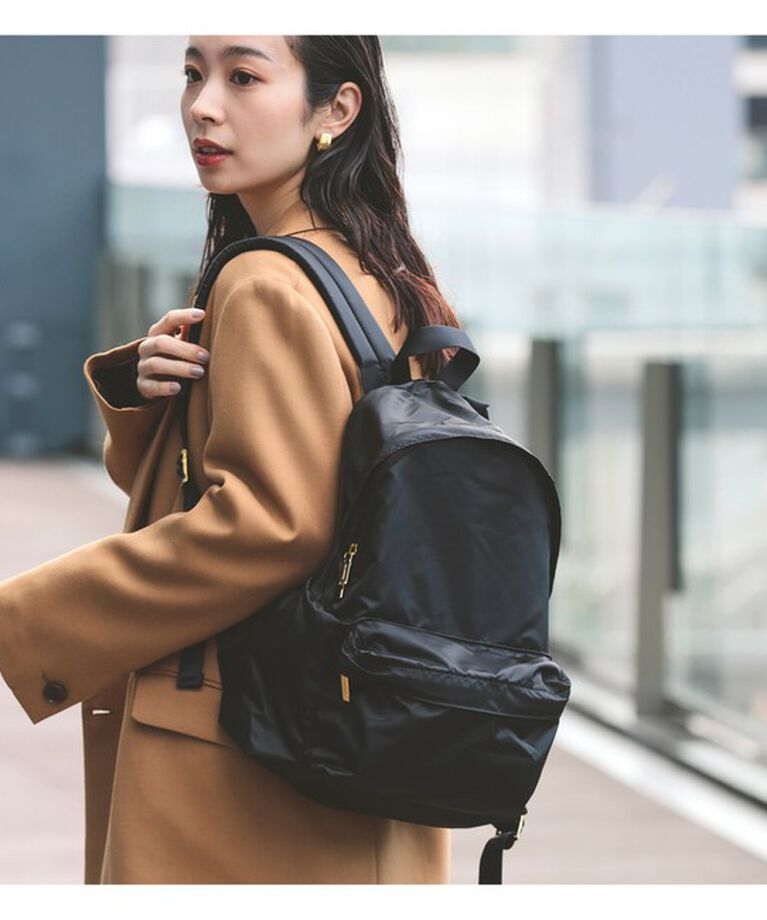 Demi-Luxe BEAMS 「sita parantica / ナイロン デイパック」|トートバッグ|BLACK