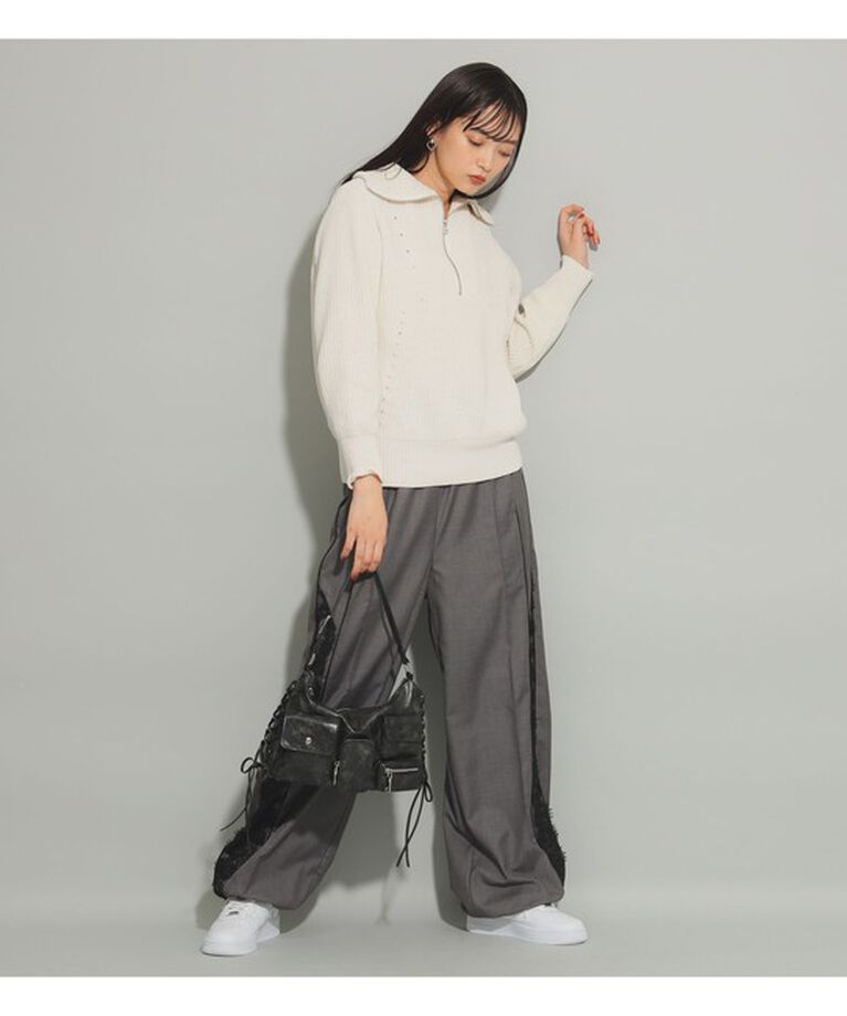 Ray BEAMS 「レースアップ ポケット バッグ」|その他|