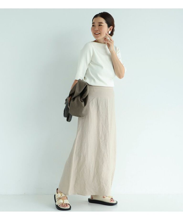 Demi-Luxe BEAMS 「シンプル ボートネックニット .M」|ニット・セーター|