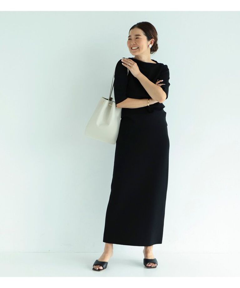 Demi-Luxe BEAMS 「シンプル ボートネックニット .M」|ニット・セーター|