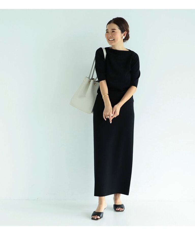 Demi-Luxe BEAMS 「シンプル ボートネックニット .M」|ニット・セーター|