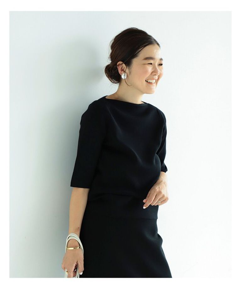 Demi-Luxe BEAMS 「シンプル ボートネックニット .M」|ニット・セーター|