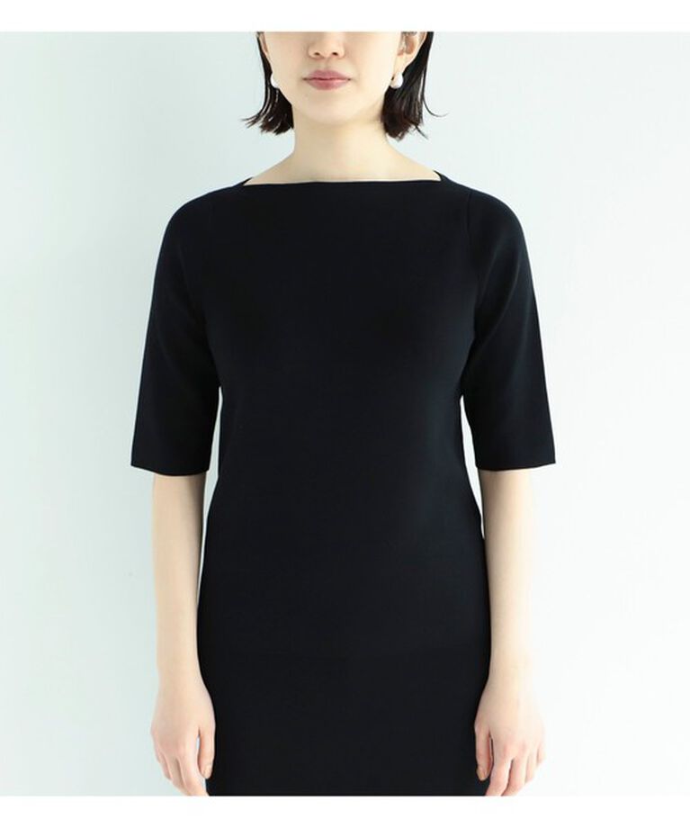 Demi-Luxe BEAMS 「シンプル ボートネックニット .M」|ニット・セーター|